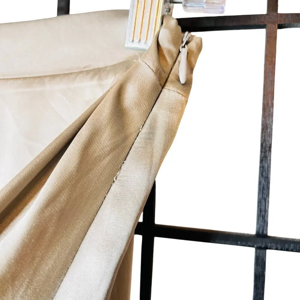 Double Zero High-Waisted Satin Straight Maxi Slip Skirt Size M